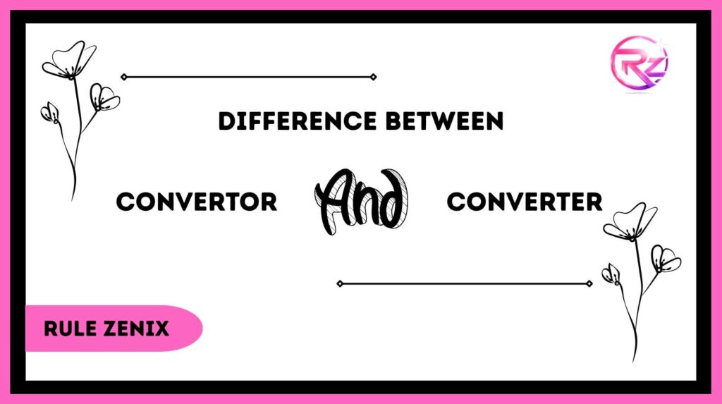 Convertor And Converter