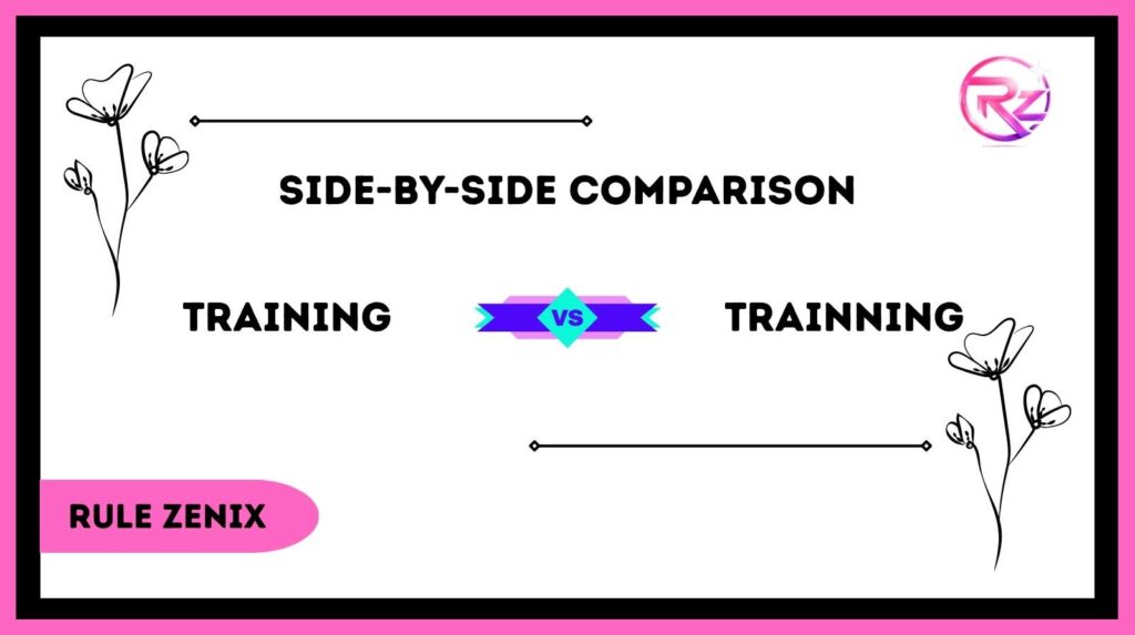 Training vs Trainning