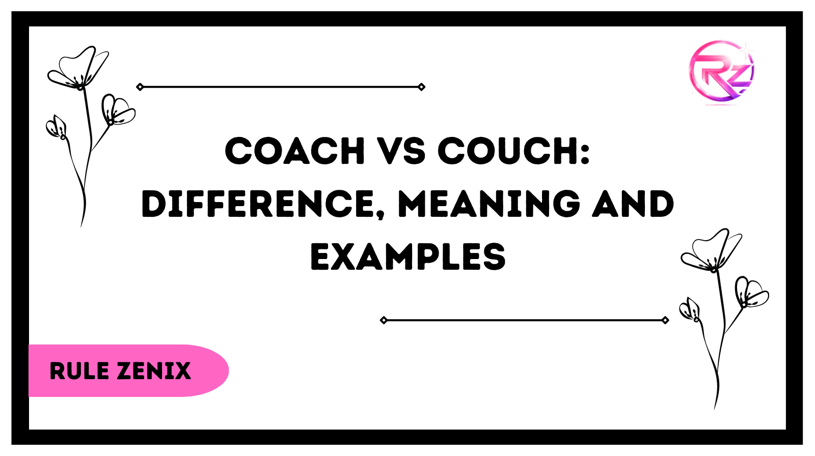 Coach vs Couch: Difference, Meaning And Examples