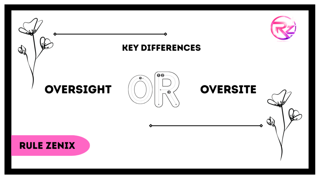 Oversight or Oversite