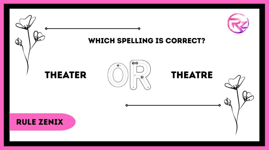 Theater or Theatre
