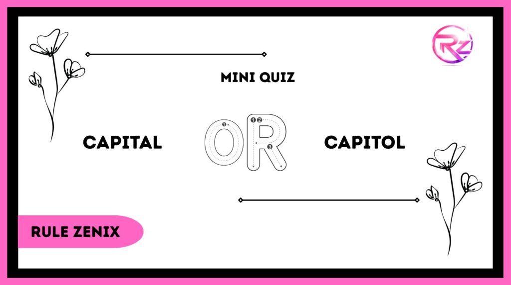 Capital or Capitol 