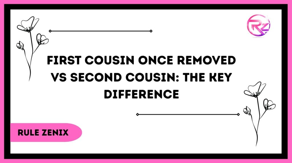 First Cousin Once Removed vs Second Cousin